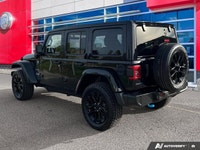 Beautiful Black 2023 Jeep Wrangler Sahara 4xe 4X4, 8-Speed Automatic, 2.0L 4 Cylinder Turbo with a S... (image 3)