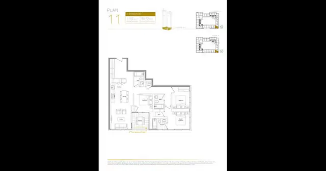 Canada House | 3 Bed 3 Bath | 1122 SQFT   Balcony | Under 1M! Image# 1