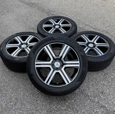 MB 19" Mercedes Benz GLC 300 Original Bi-Color Gloss Black Rims and Pirelli Scorpion Run Flat *MOE R...