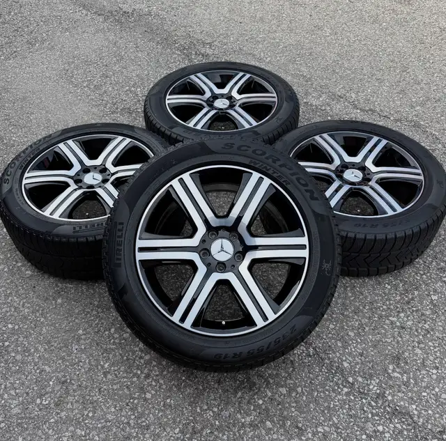 Mercedes GLC 300 19 Inch *OEM* Wheels & Snow Tires in Tires & Rims in City of Toronto - Image 2