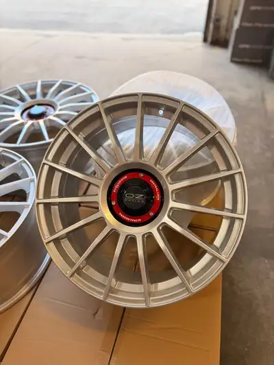 Brand new 19x8.5 OZ Racing style wheels premium summer tire packages available now. Dual-drill 5x112...
