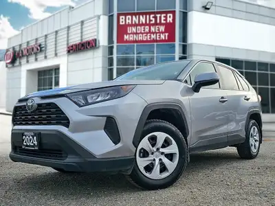 The 2024 Toyota RAV4 LE AWD in stunning Silver is the perfect SUV for those who appreciate comfort a...