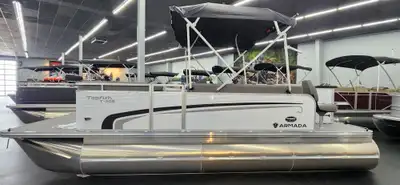 Welcome to Tru-North Yamaha RV & Marine This 20 foot TopFish pontoon boat will appeal to fishing ent...