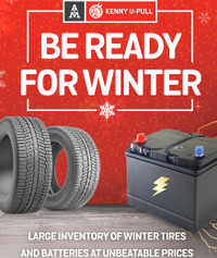 Used Tires starting at $19.95. Wide inventory at Kenny U-Pull