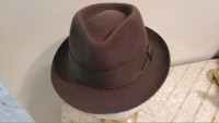 Classy Stylish Gray Wool Felt Fedora 