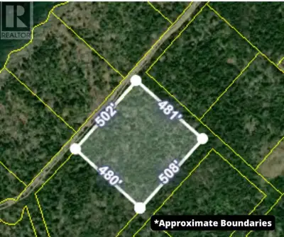 Situated close to the Bay of Fundy, this 5+ acre parcel of land could make a great off grid getaway!...