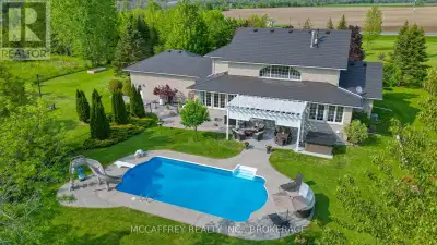 Discover an exquisite stone estate nestled on 18 picturesque acres located just minutes from downtow...