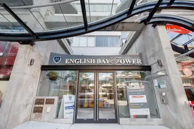 Positioned on the vibrant Davie Street, English Bay Tower offers stunning water views for residents...