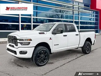Odometer is 5950 kilometers below market average! Bright White Clearcoat 2025 Ram 2500 Big Horn 4WD...
