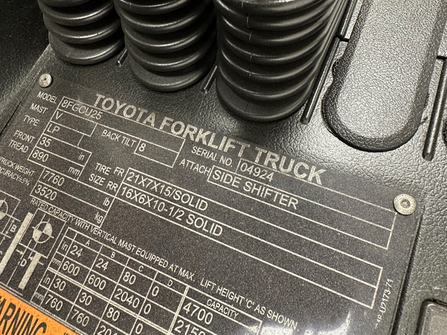 2008 Toyota indoor Forklift Lift Truck 5000lbs Capacity in Heavy Equipment in Hamilton - Image 13