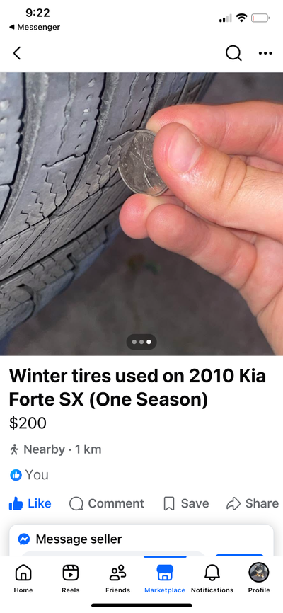 Free snow tires