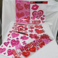 Valentine Window Clings and Gel Stickers Winnipeg Manitoba Preview
