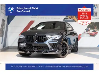 2021 BMW X6 M Competition 4.4L V8 32V DOHC TwinPower Turbo AWD 8-Speed Automatic EXTERIOR - CARBON B...