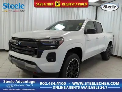 Conquer rough terrain with our 2026 Chevrolet Colorado Z71 Crew Cab 4X4 in Summit White, purpose-bui...
