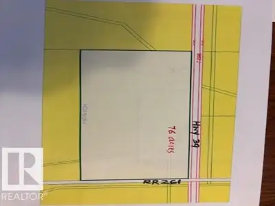 Location, Location !! Amazing parcel of land 76 acres located on SW Corner of Hwy 39 & RR 261, ONLY...