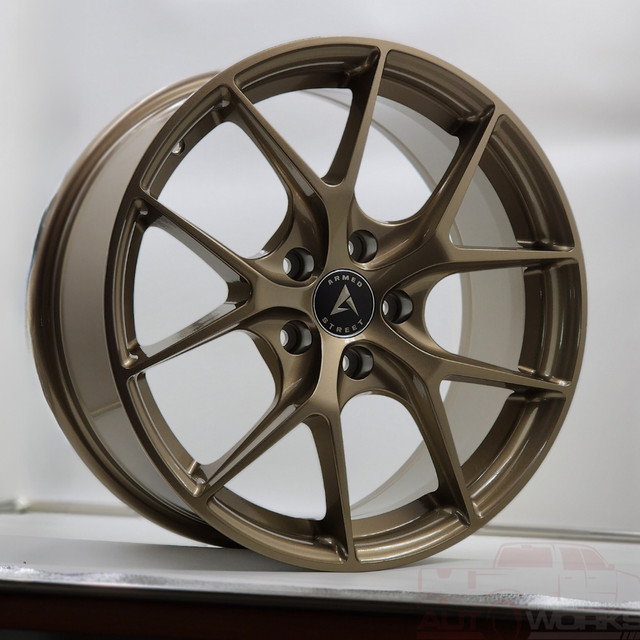 NEW! 17" ARMED SNIPERS - GLOSS BRONZE - CONCAVE - Rims ONLY $690 in Tires & Rims in Red Deer