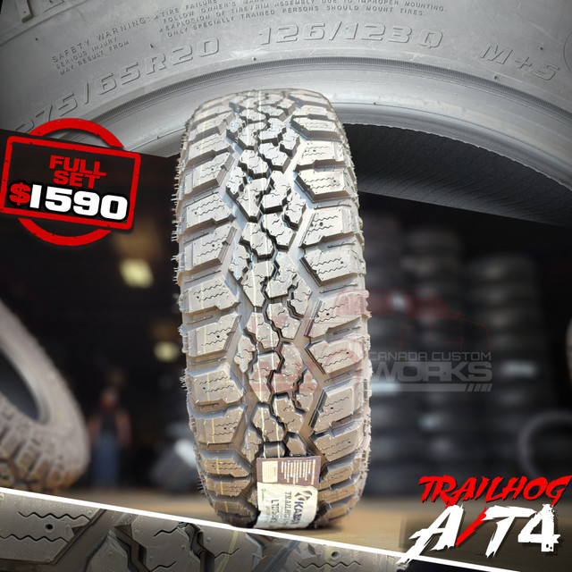 NEW!! TRAILHOG A/T4! LT275/65R20 M+S - Other Sizes Available!! in Tires & Rims in Grande Prairie - Image 2