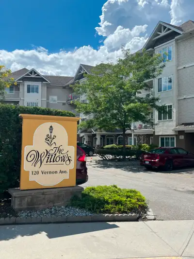 Bright Corner Unit adjacent main shopping area including Grocery Store, Banks, Pharmacy and City Tra...