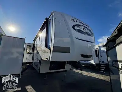 2026 Sabre 33RLP Residential Comfort in a Half-Ton Towable Fifth Wheel Built for long stays and big...