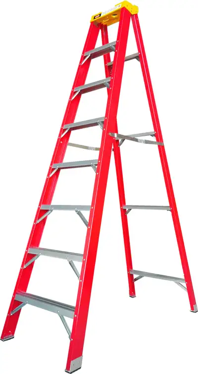 NEW FIBERGLASS STEP LADDER, View more