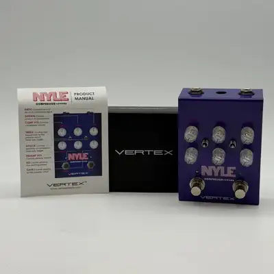 Vertex Nyle Compressor+ Preamp Effects Pedal $249, View more