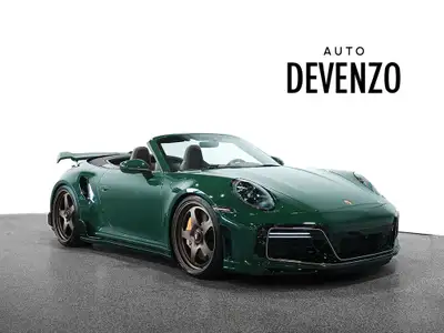 2022 Porsche 911 Turbo S Full Techart, Paint to Sample: British Racing Green (14,640$ option), Bronz...