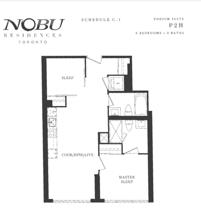 NEW LISTING AT NOBU Recently Constructed 2-Bedroom, 2-Bathroom Residence, Unused and Ready For Occup...
