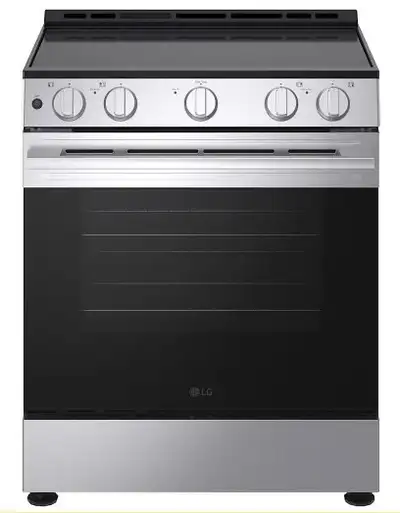 Lg 30 In 6.3 Cu Ft. Stainless Steel Electric Slide-in Range, View more