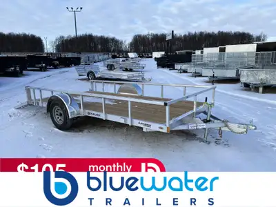 Legend Aluminum Open Deluxe Trailer is $4,985.00 or $99.69/month! Ord: 72695 - Ser: 5WMBF1412T101699...