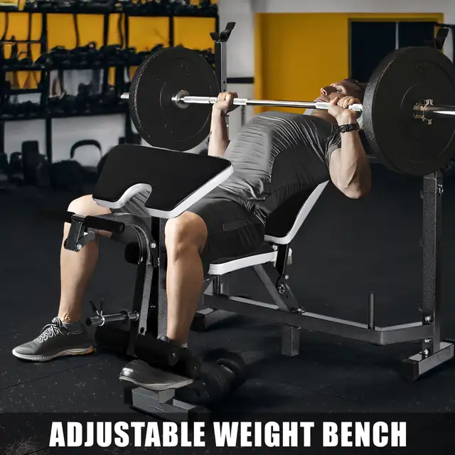 NEW ADJUSTABLE WEIGHT LIFTING BENCH 660 LBS HOME GYM  WLB1V0 in Exercise Equipment in Regina - Image 3