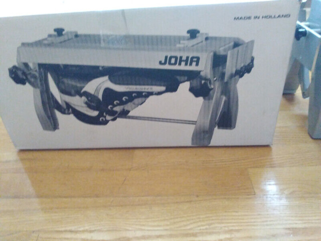 Joha jig (new with box) to sharpen skate blades & 2 bar stools in Other in City of Toronto - Image 2