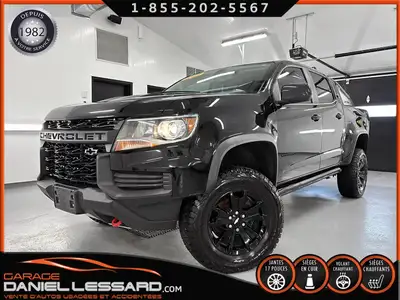 ZR2, V6, 3.6L, CREW CAB, MAGS 17'', BOITE 5', CUIR, DÉMARREUR DISTANCE, LÉGER DOMMAGE ** PRÉSENTEMEN...