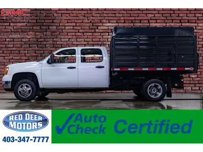 **ONE OWNER - MECHANICALLY CERTIFIED** 109,196 KM This 2008 GMC Sierra 3500HD 4x2 Crew Cab Dump Box...