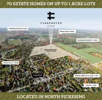 Luxury houses in North Pickering - Huge LOT: 100*300