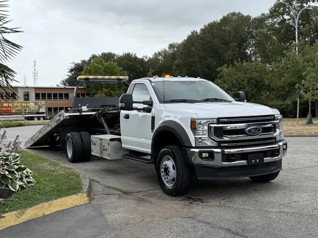 2022 Ford F600 XLT 4x4 20 Foot Roll Off Flatdeck Tow Truck in Heavy Trucks in Regina - Image 13