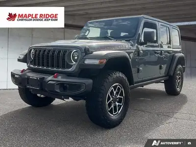 Embrace boundless adventure in this rugged 2025 Jeep Wrangler Rubicon Convertible. Presented in a st...