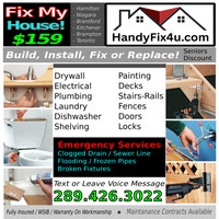 Handyman Renovations Plumbing Oakville / Halton Region Toronto (GTA) Preview