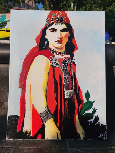 Queen Dahia- Acrylic Painting, View more