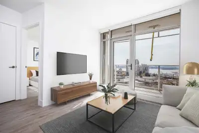 The Lonsdale offers a collection of one, two and three-bedroom pet-friendly* rentals. Each unit is e...