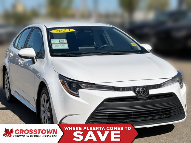 2023 Toyota Corolla LE | Apple CarPlay | 8 Inch Touchscreen in Cars & Trucks in Edmonton