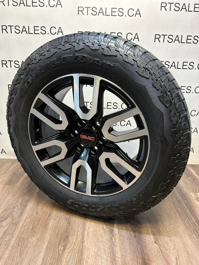 275/60/20 Bridgestone AT tires GMC Chevy 1500 20 inch rims (Take in Tires & Rims in Saskatoon