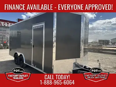 NEW 8.5x18ft Traverse Enclosed Trailer from Formula Trailers - Rear Ramp Door w/ Spring Assist - Com...