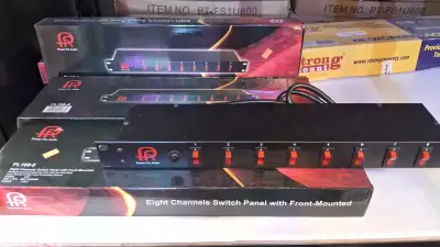 EIGHT CHANNEL SWITCH PANEL WITH FRONT MOUNTED, View more