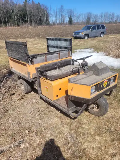 !!!!!!!!!!!!!!!!     CUSHMAN WITH HYDRAULIC DUMPBOX   !!!!!!!!!!, View more