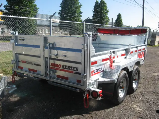2026 N&N 6X12 Dompeur  Galvanisé a chaud in Cargo & Utility Trailers in Québec City - Image 4