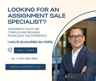 Looking for an Assignment Sale Specialist?