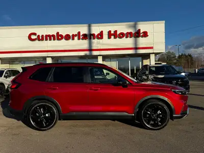 Welcome to Cumberland Honda 2026 Honda CR-V Hybrid Touring Radiant Red Metallic AWD CVT 2.0L 16V DOH...
