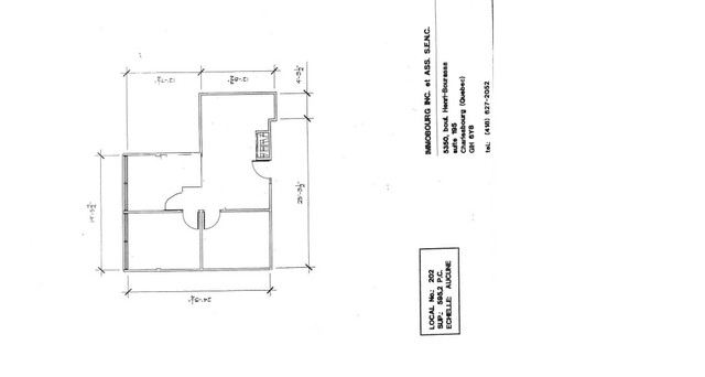 Bureaux à louer de 595 p2. qualité/ prix exceptionnel dans Espaces commerciaux et bureaux à louer  à Ville de Québec - Image 2