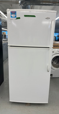 9491-Refrigerateur Maytag Congelateur en haut Blanc 30" Top Free