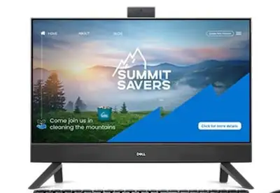 Dell All-In-One 24" computer, i3-1215U, 8GB, 250GB SSD, Win 11, View more